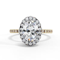 Radiance Oval Lab Grown Diamond Ring - Ophiratbf