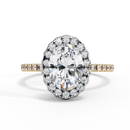 Radiance Oval Lab Grown Diamond Ring