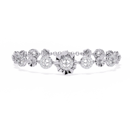 Aurelia Medallion Lab Grown Diamond Bracelet