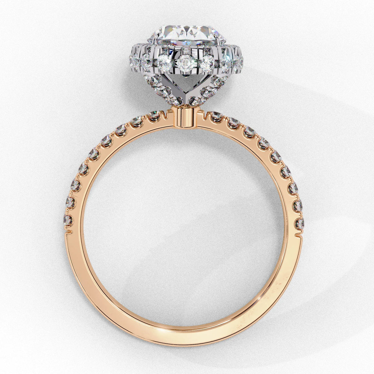 Radiance Oval Lab Grown Diamond Ring - Ophiratbf