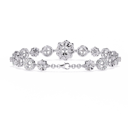 Aurelia Medallion Lab Grown Diamond Bracelet