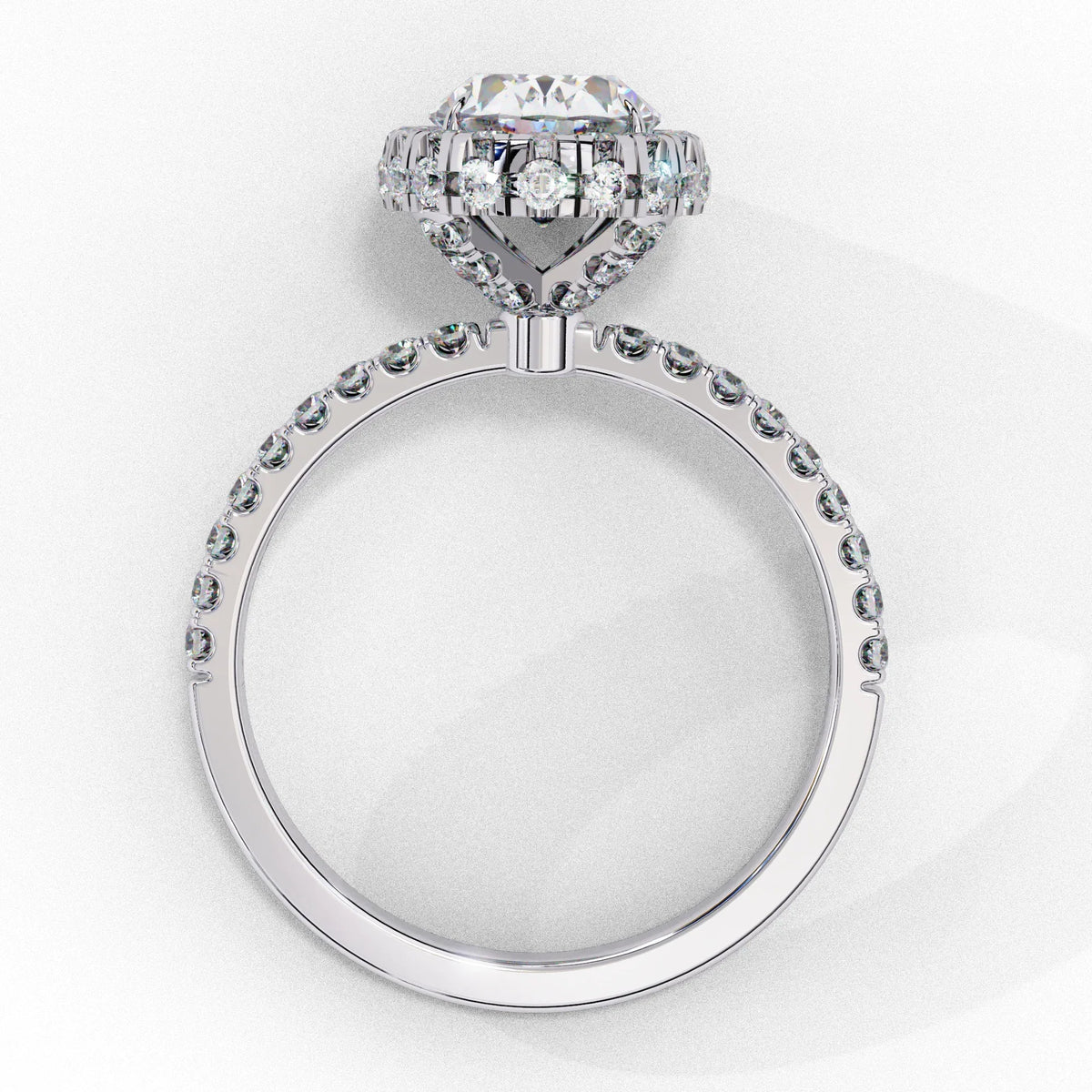 Radiance Oval Lab Grown Diamond Ring - Ophiratbf