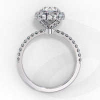Radiance Oval Lab Grown Diamond Ring - Ophiratbf