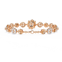 Aurelia Medallion Lab Grown Diamond Bracelet - Ophiratbf