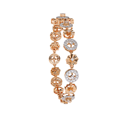 Aurelia Medallion Lab Grown Diamond Bracelet