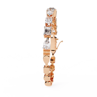 Prism Cut Lab Grown Diamond Bracelet - Ophiratbf