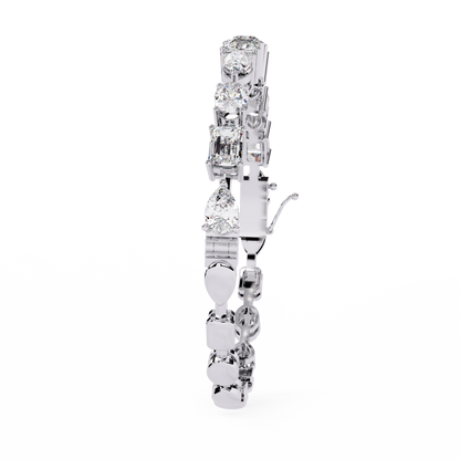 Prism Cut Lab Grown Diamond Bracelet
