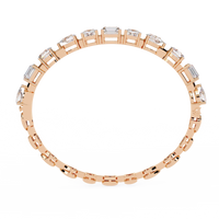 Prism Cut Lab Grown Diamond Bracelet - Ophiratbf