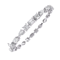 Prism Cut Lab Grown Diamond Bracelet - Ophiratbf