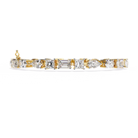 Prism Cut Lab Grown Diamond Bracelet - Ophiratbf