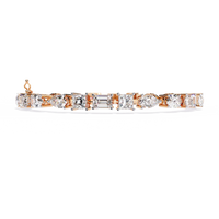 Prism Cut Lab Grown Diamond Bracelet - Ophiratbf