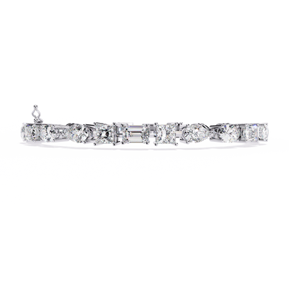 Prism Cut Lab Grown Diamond Bracelet
