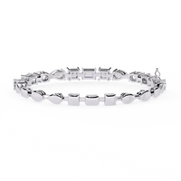 Prism Cut Lab Grown Diamond Bracelet - Ophiratbf
