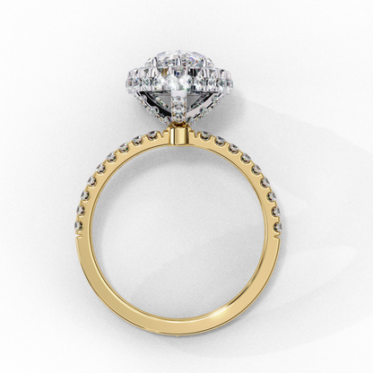 Lustre Drop Lab Grown Diamond Ring