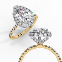 Lustre Drop Lab Grown Diamond Ring - Ophiratbf