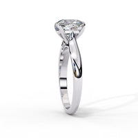 Pure Grace Cushion Solitaire Lab Grown Diamond Ring - Ophiratbf