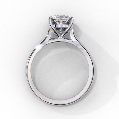 Pure Grace Cushion Solitaire Lab Grown Diamond Ring