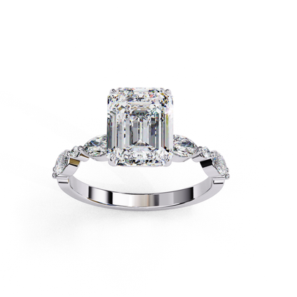 Seraphine Emerald Lab Grown Diamond Ring