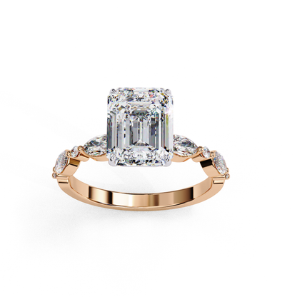 Seraphine Emerald Lab Grown Diamond Ring