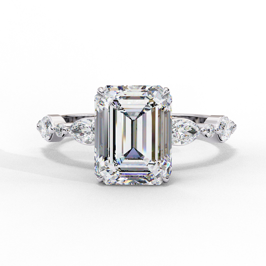 Seraphine Emerald Lab Grown Diamond Ring
