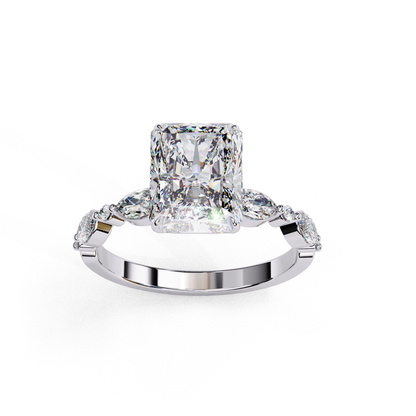 Valora Round Lab Grown Diamond Ring