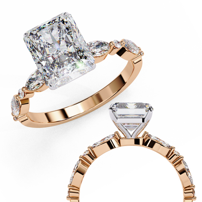 Valora Round Lab Grown Diamond Ring