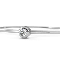Solis Solitaire Lab Grown Diamond Bangle - Ophiratbf