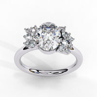 Fleuris Round Lab Grown Diamond Ring - Ophiratbf