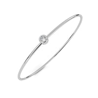 Solis Solitaire Lab Grown Diamond Bangle - Ophiratbf