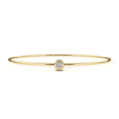 Solis Solitaire Lab Grown Diamond Bangle