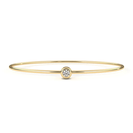 Solis Solitaire Lab Grown Diamond Bangle