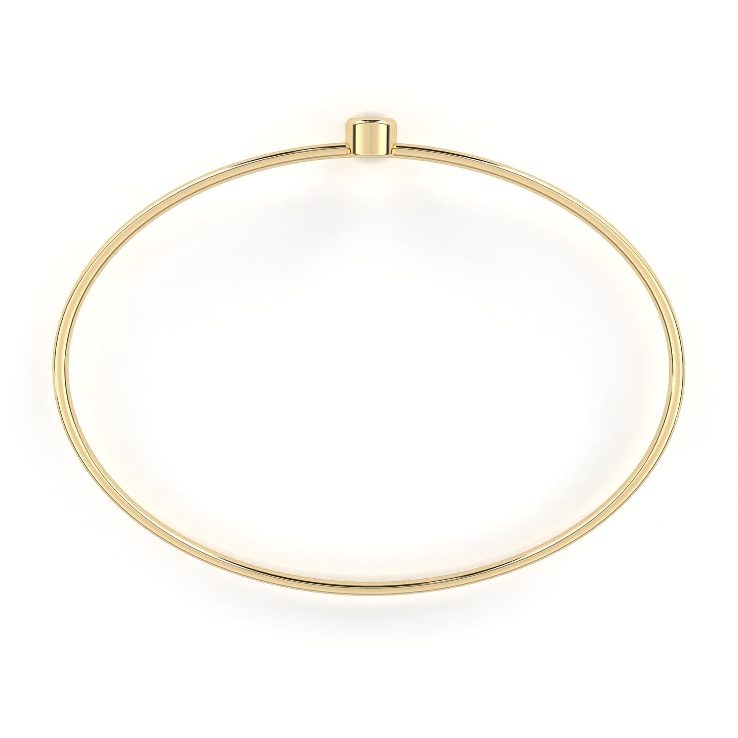 solis solitaire lab grown diamond bangle