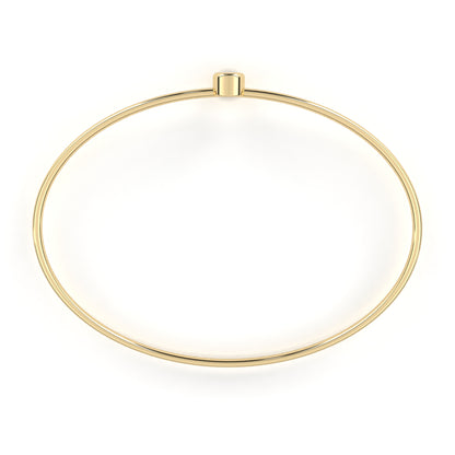 Solis Solitaire Lab Grown Diamond Bangle