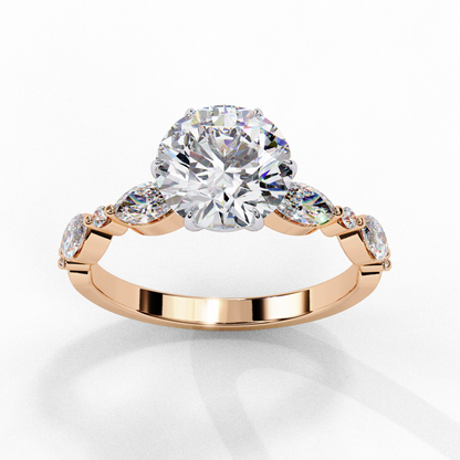 Aurora Marquise Solitaire Ring