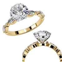 Aurora Marquise Solitaire Ring - Ophiratbf