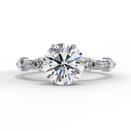 Aurora Marquise Solitaire Ring