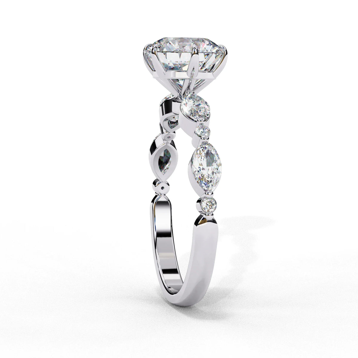 Aurora Marquise Solitaire Ring - Ophiratbf