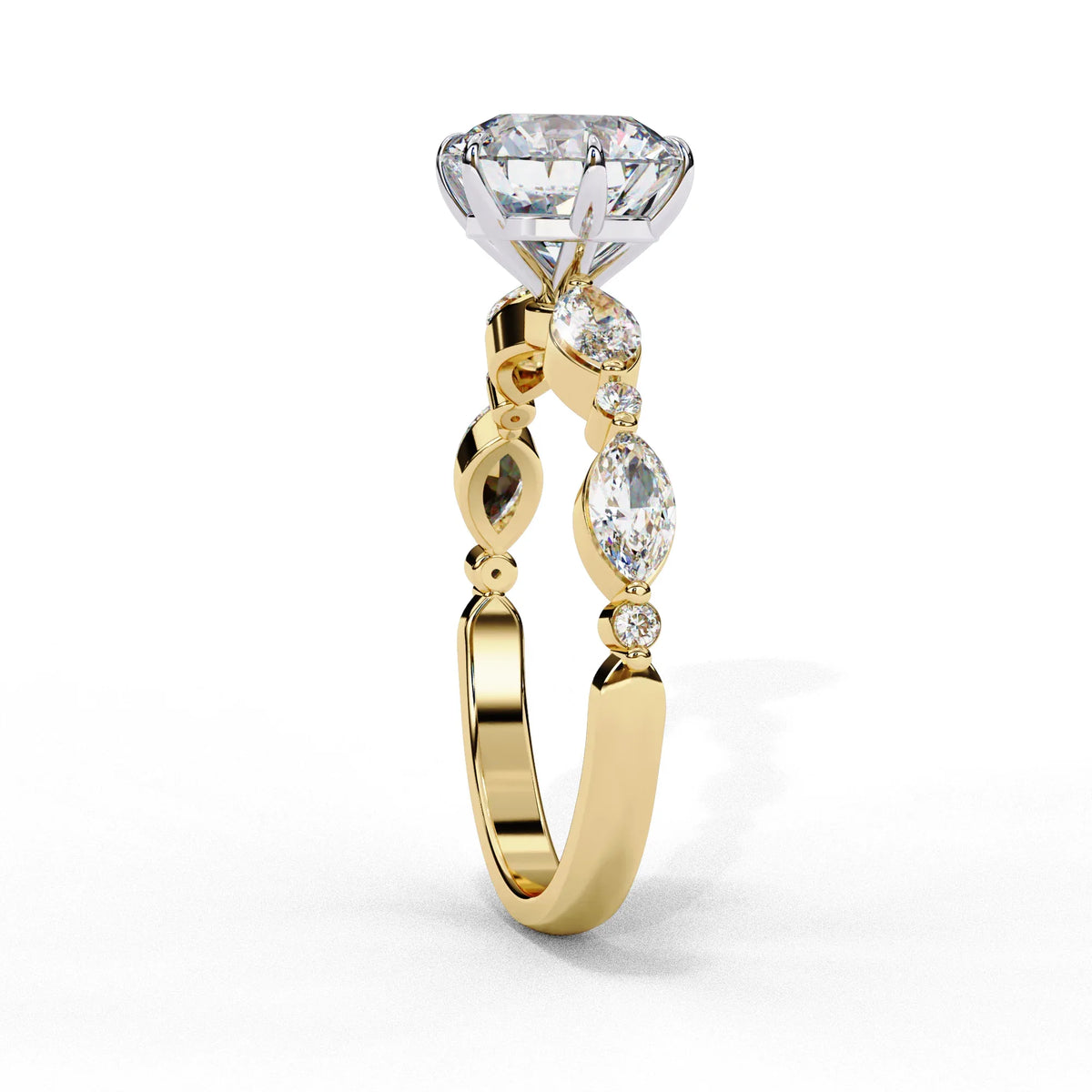 Aurora Marquise Solitaire Ring - Ophiratbf