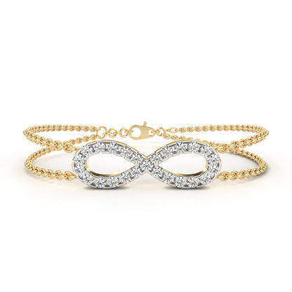 Infinity Spark Lab Grown Diamond Bracelet