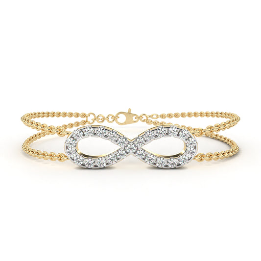 Infinity Spark Lab Grown Diamond Bracelet