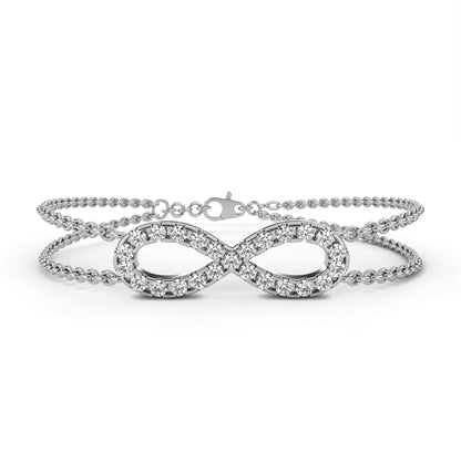 Infinity Spark Lab Grown Diamond Bracelet