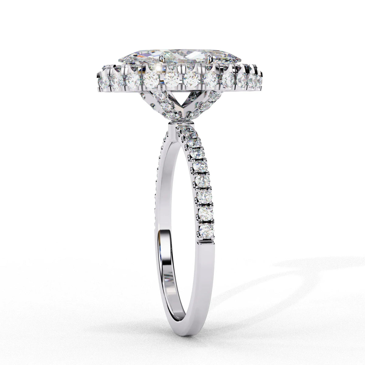 Majestic Marquise Double Halo Lab Grown Diamond Ring - Ophiratbf