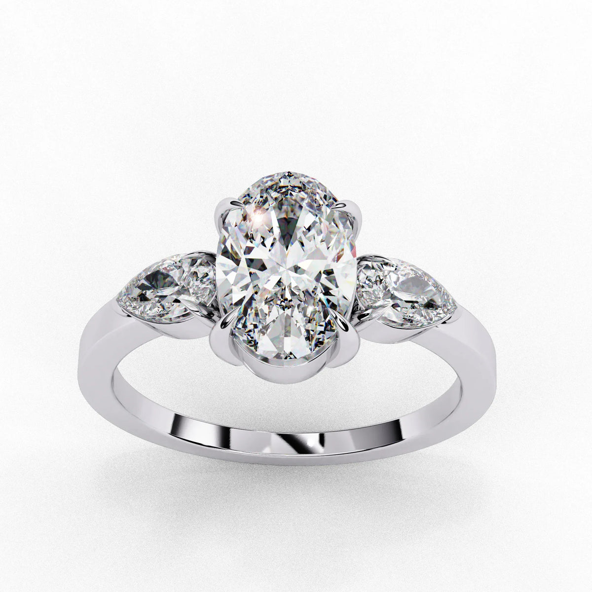 Sylvie oval Embrace Trilogy Ring - Ophiratbf