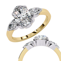Sylvie oval Embrace Trilogy Ring - Ophiratbf