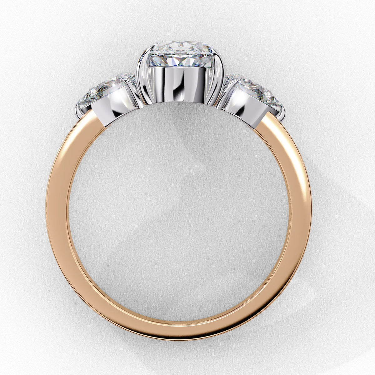 Sylvie oval Embrace Trilogy Ring - Ophiratbf