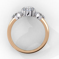 Sylvie oval Embrace Trilogy Ring - Ophiratbf