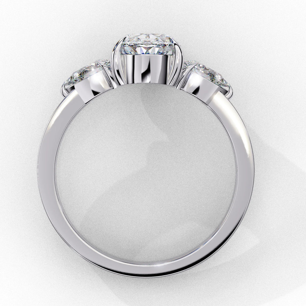 Sylvie oval Embrace Trilogy Ring - Ophiratbf