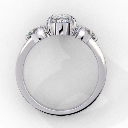Sylvie oval Embrace Trilogy Ring