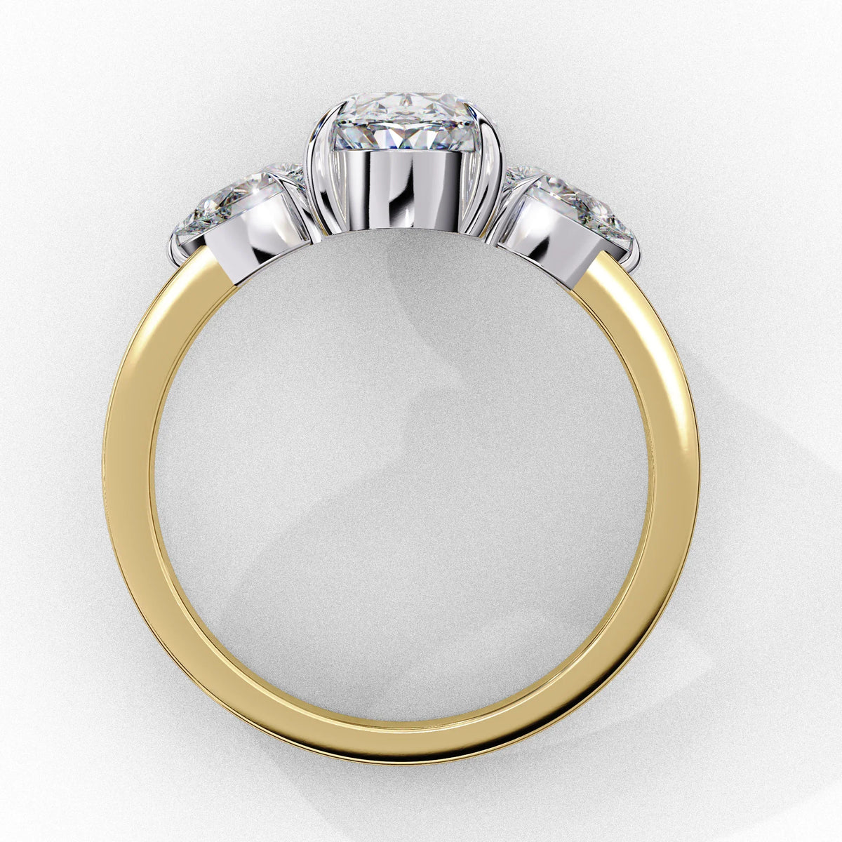 Sylvie oval Embrace Trilogy Ring - Ophiratbf