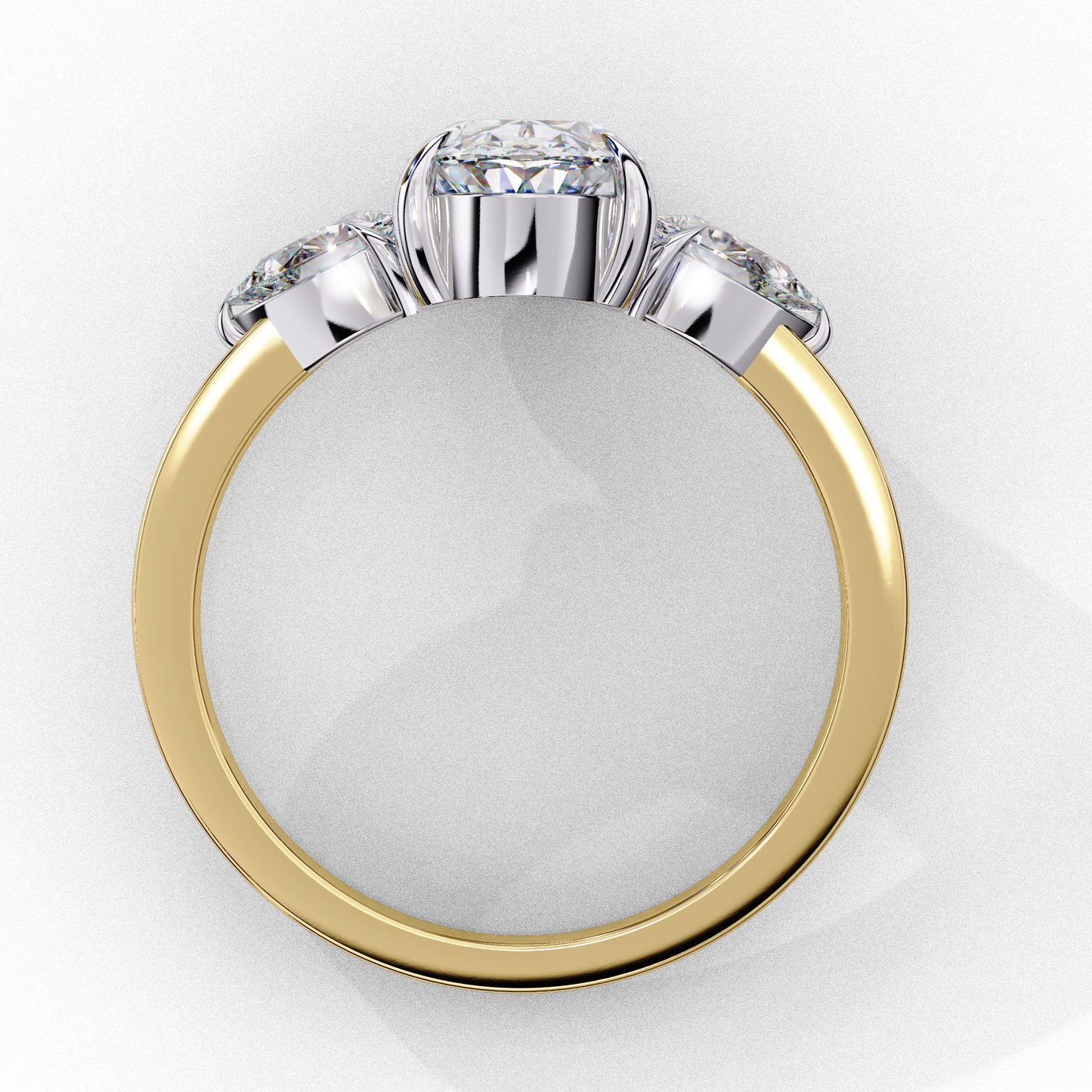 sylvie oval embrace trilogy ring